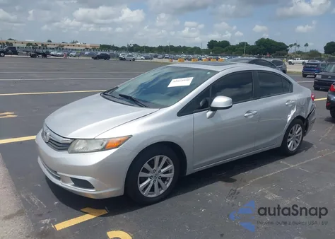 2012 Honda Civic Ex из США, поврежденный, VIN 19XFB2F88CE021493